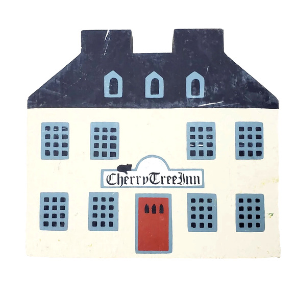 The Cat's Meow! Vintage 1983 Cherry Tree Inn Decor White/Black Retro Collection - Picture 1 of 4